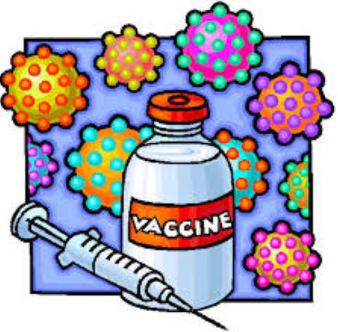 Vaccination Cartoon representing Vaccination